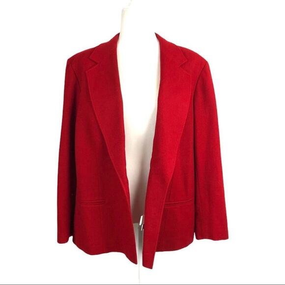 VTG Pendleton Red 100% Virgin Wool Blazer Button - Picture 5 of 15